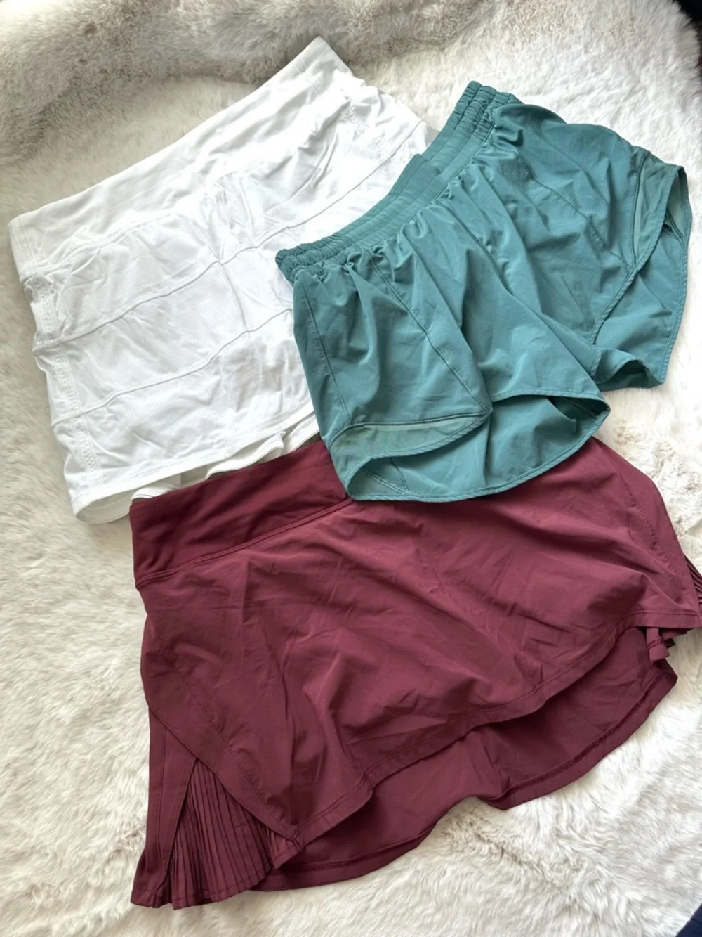 Lululemon‎ skirts + shorts bundle size 8 - lot of 3 athletic